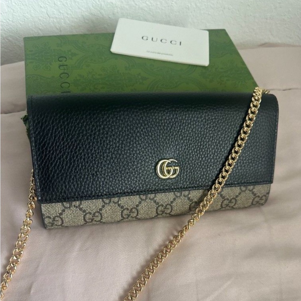 GG MARMONT CHAIN WALLET